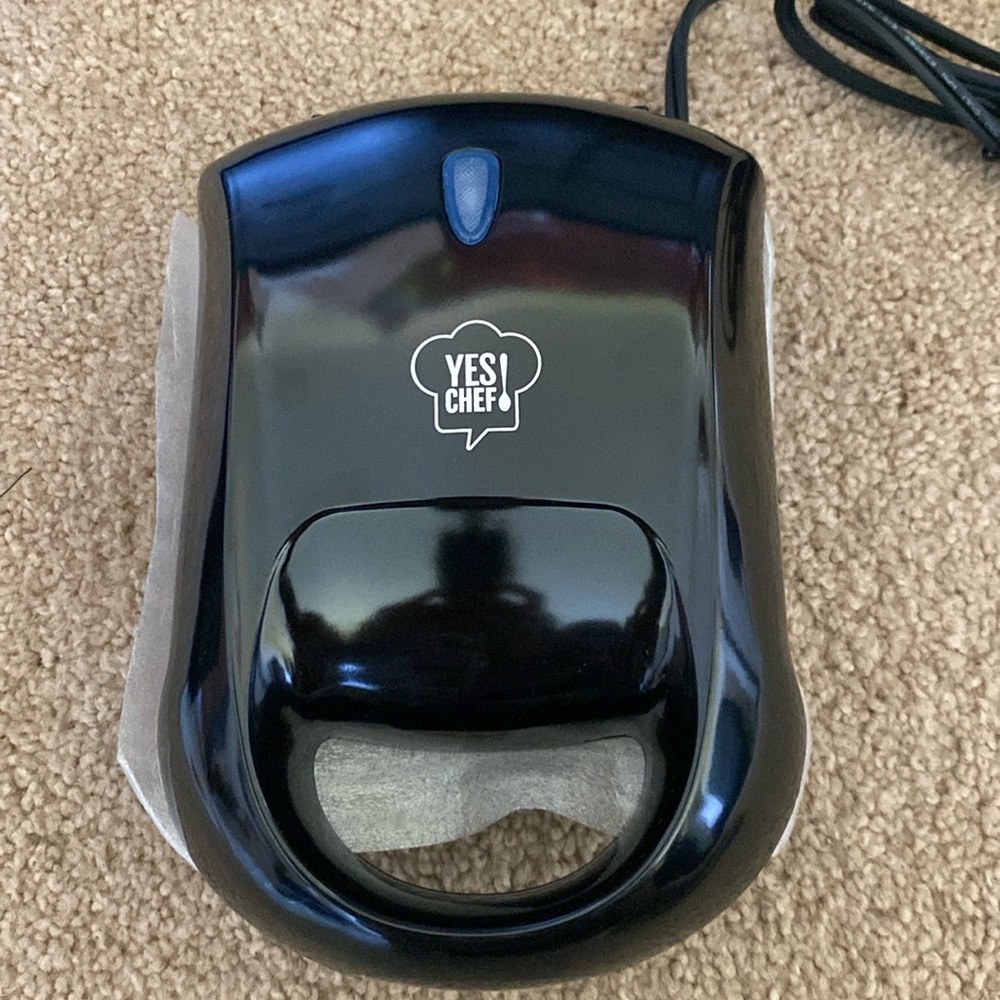 Yes Chef Pocket Sandwich Maker New black